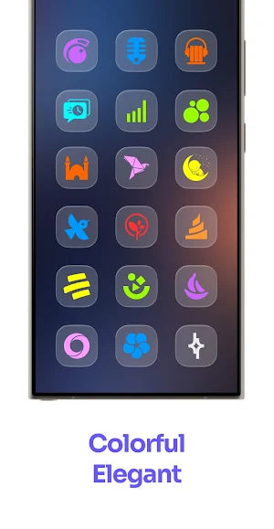 iGlass Colors OS Icon Pack Screenshot 2