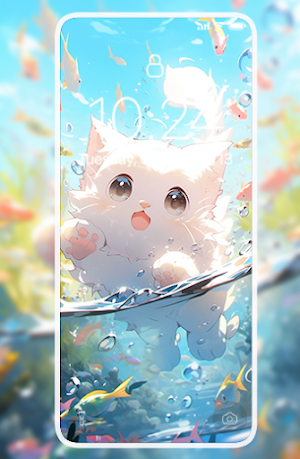 Cute Cat wallpapers Screenshot 2