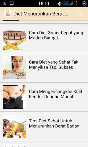 Diet Menurunkan Berat Badan Screenshot 2