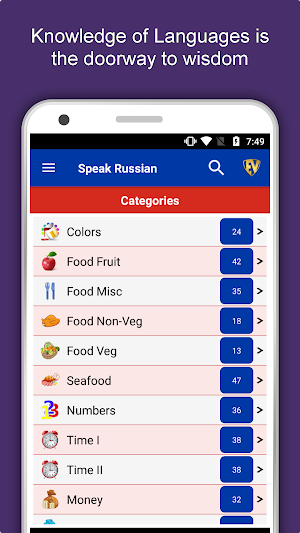 Speak Russian : Learn Russian Language Offline Screenshot 0