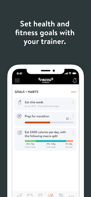 FINESSE FITNESS Screenshot 2