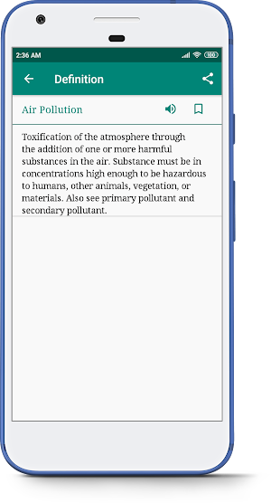 Geography Dictionary Screenshot 1