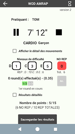 Cross Training Compteur (version 2) Screenshot 2