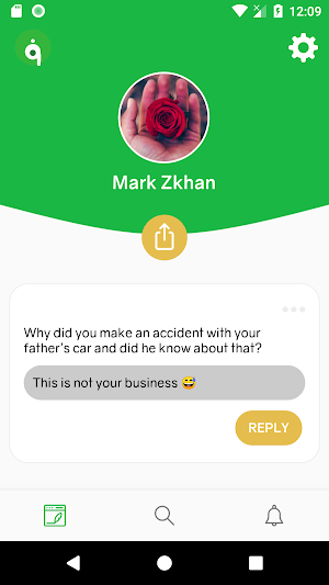 Fadeha - Anonymous messages Screenshot 1
