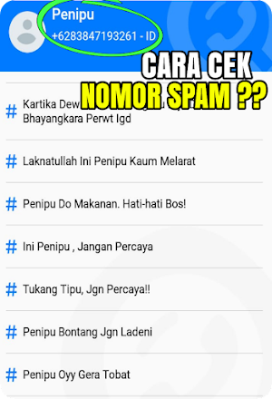 Cara Cek Nomor Hp Penipu Spam Screenshot 2