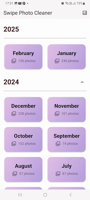Swipe Photo Cleaner Screenshot 1