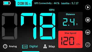 GPS Speedometer : Odometer and Speed Tracker App Screenshot 0