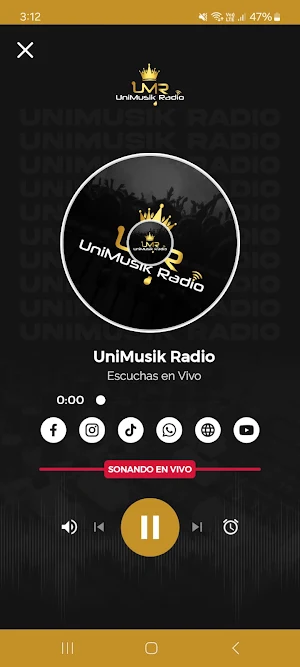 UniMusik Radio Screenshot 2