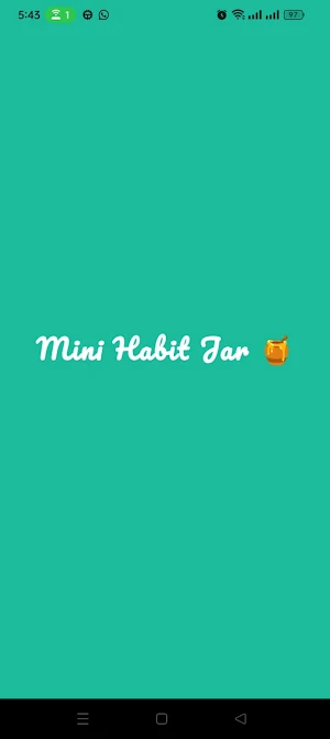 Mini Habit Jar Screenshot 0