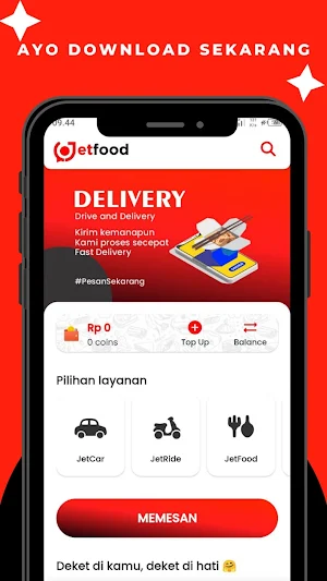 JETFOOD Screenshot 0