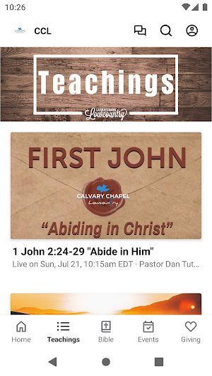 Calvary Chapel Lowcountry Screenshot 1
