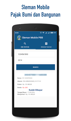 Sleman Mobile PBB Screenshot 2