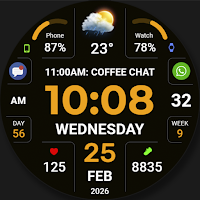 WFP 346 Digital watch face