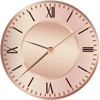 Rose Gold Elegance Watch Face