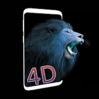 Lion 4D,3D Parallax wallpaper
