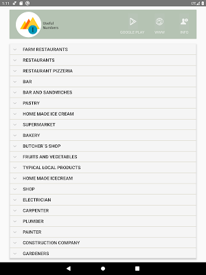 Useful numbers Tremosine Screenshot 3