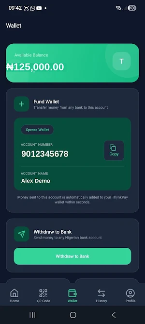 THYNKPAY Screenshot 1