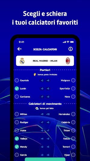 FantaChampions® Screenshot 2
