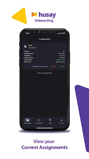 Husay Onboard Screenshot 1