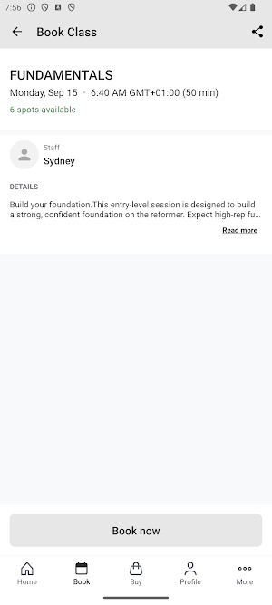 LOAD strength reformer Screenshot 2