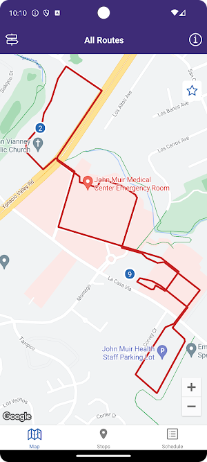 John Muir Health Shuttle Screenshot 0