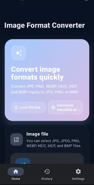 Image Converter - HEIC JPG PNG Screenshot 0