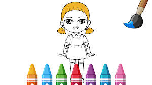 Squid Game Coloring Book Screenshot 0