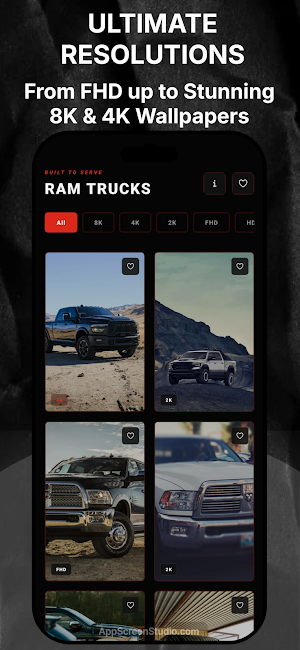 RAM Truck Wallpapers 4K Screenshot 1