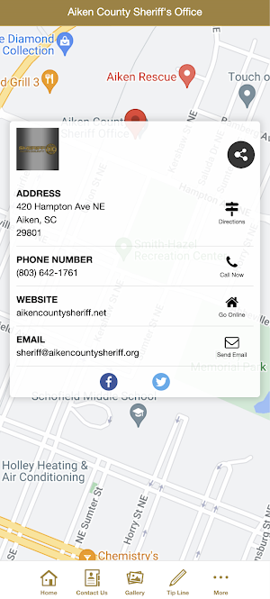 Aiken County Sheriff's Office Screenshot 1