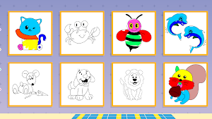 Painter Kid: Color Animals Screenshot 2