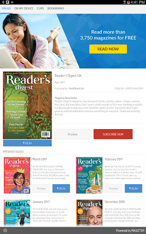 Reader's Digest UK Screenshot 0