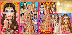 Indian Wedding Girl Dress up Screenshot 0
