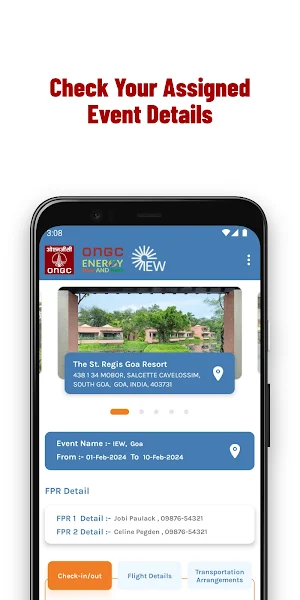 ONGC Event App Screenshot 3