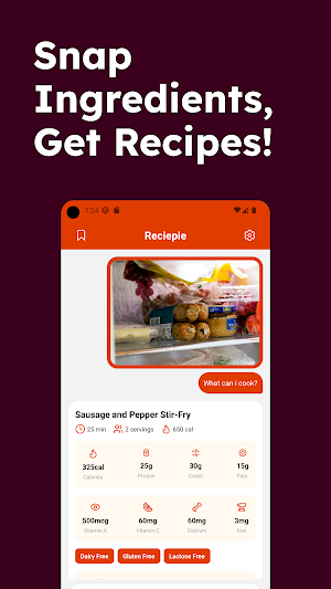 Reciepie Screenshot 1