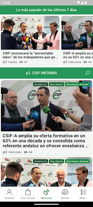 CSIF Andalucía Screenshot 0