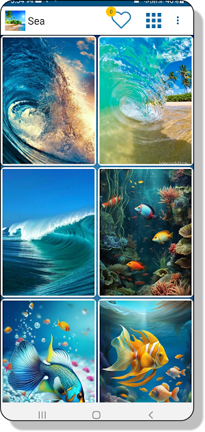 Sea HD Wallpaper Screenshot 1