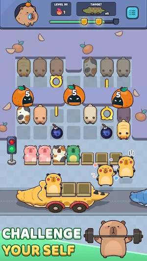 Capybara Out: Bus Jam Puzzle Screenshot 3