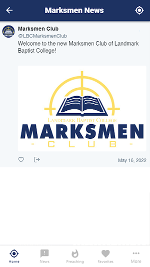 Landmark Baptist Marksmen Club Screenshot 1