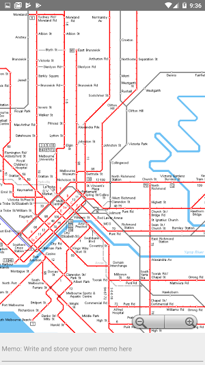Melbourne Metro Train Bus Map Screenshot 2