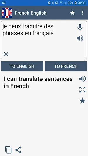 English French Translator with offline mode Screenshot 0