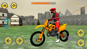 Motorbike Medieval Drive 3D Screenshot 1