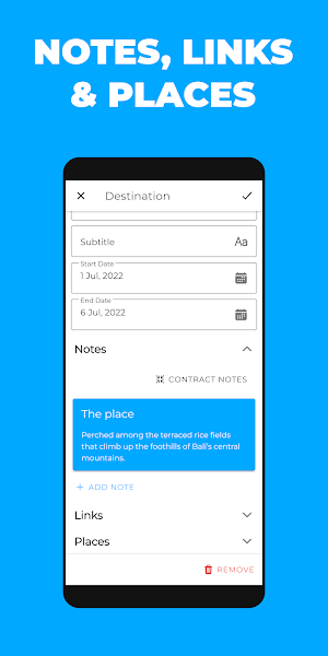 Mytinerate - Plan your trip Screenshot 2