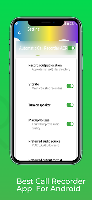 Automatic Call Recorder ACR Screenshot 2