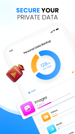 Cloud storage: Cloud backup Screenshot 1