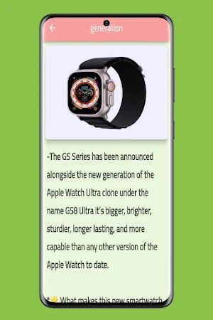 Gs8 Ultra Smartwatch guide Screenshot 0