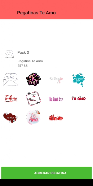 stickers i love you screenshot 2