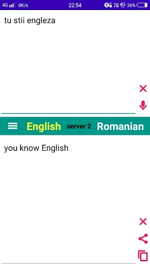 Romanian - English Translator Screenshot 1