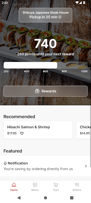 Shibuya Japanese Steak House Screenshot 0