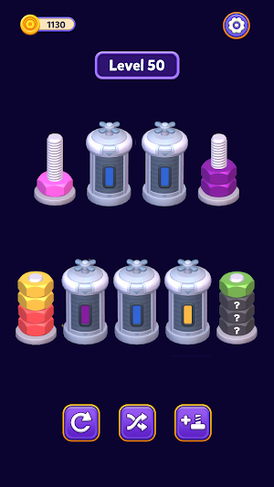 Royal Screw: Color Sort Screenshot 2