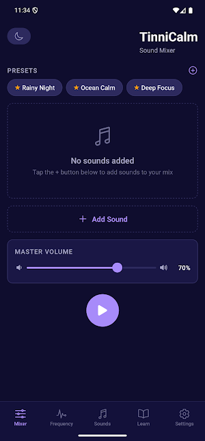 TinniCalm: Tinnitus Relief Screenshot 0